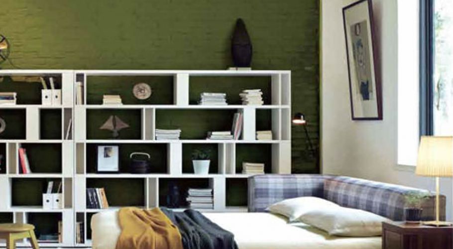 contemporary form-sleeper day bed