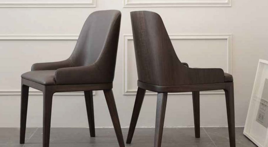 leather upholstered chair