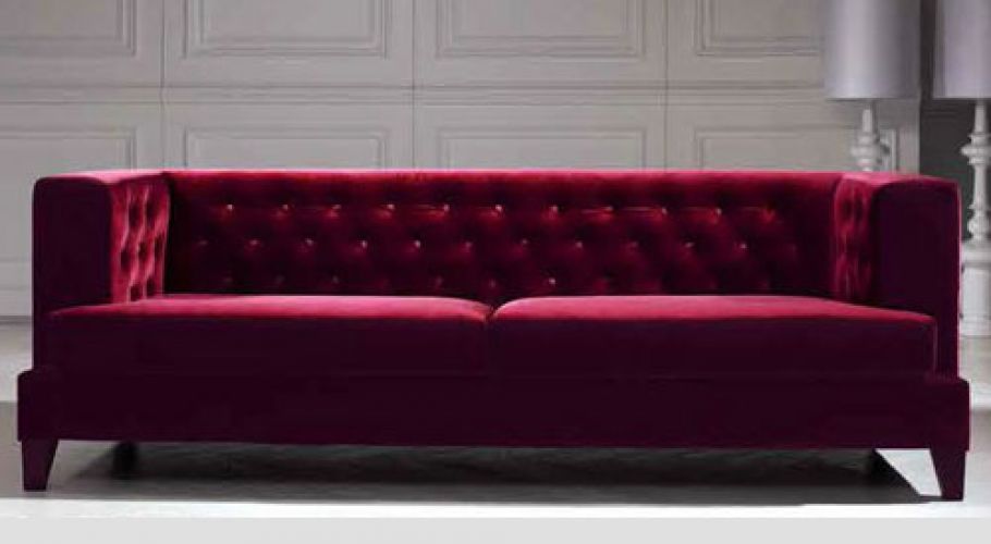 chester velvet love seat
